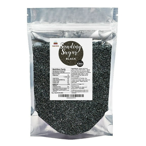 Sanding Sugar Black 8.8 oz
