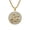 Gold Gemini, variant on Unisex's Stainless Steel Embossed 12 Constellation Horoscope Zodiac Pendant Necklace Gold Libra
