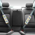 thumbnail image 2 of Chririnla Harness Pads Cushion Protect Shoulder Neck Padding Polyester, Compatible with, Suitable for Car, Colorful Palm Tree Print, 2 of 8