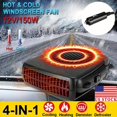 thumbnail image 1 of QJUHUNG [Fast Arrival] 12V Portable Defroster Demister  Electric Car Heater & Cooling Fan for Auto Windshield, 1 of 7