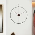 thumbnail image 3 of Miumaeov Circle Wall Clock Metal Industrial Modern Decor 60cm, 3 of 11