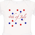 thumbnail image 4 of Inktastic 4th Of July Stars Boys or Girls Long Sleeve Baby Bodysuit, 4 of 5