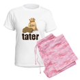 thumbnail image 6 of CafePress - Tater Women's Light Pajamas - Women's Short Sleeve Print T-Shirt and Pants Light Cotton Pajama Set, 6 of 7