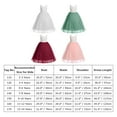 thumbnail image 4 of IBTOM CASTLE Flower Girl Dress Princess Sleeveless Floral Embroidered Kids Summer Wedding Pageant Birthday Party Tutu Tulle Dress 3-4 Years Pink, 4 of 8