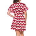 thumbnail image 2 of HAPPY BAY Women's Loose Swimsuit Cover Ups Mini Caftan XL-XXL Ruby, Allover, 2 of 4