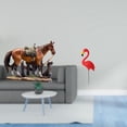 thumbnail image 2 of Figura de caballo,Figura coleccionable de caballo en miniatura,Estatua de estaca de jardín,Adorno de jardín con forma de flamenco,estaca para césped,patio o porche,Estatua de, 2 of 8