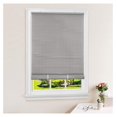 thumbnail image 2 of LcXctD Oval Cordless Blinds, Roll-Up Shades for Windows and Doors, Light Filtering and Shades Privacy Window Treatment for Home - 60" (Width) x 72" (Length) Gray, 2 of 7
