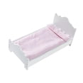 thumbnail image 1 of Cama de madera para muñecas, mueble de juego de simulación, 52,5 x 27,5 x 25 cm, versátil, fácil de montar, para niñas y niños, ligera y realista., 1 of 8
