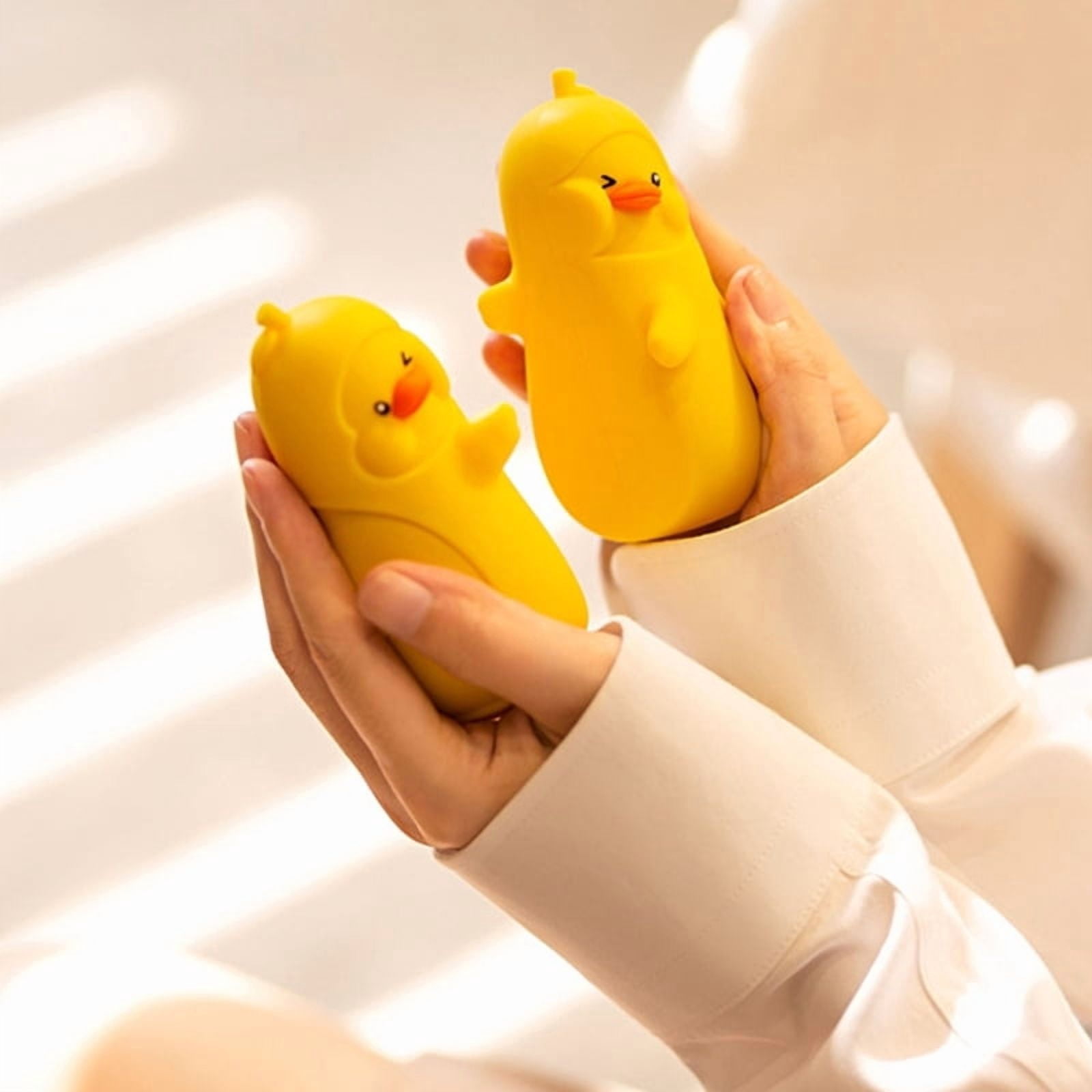 Portable Hand Warmer Featuring 45 50 55℃ Settings Lovely Duck Pocket Warmer