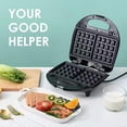 thumbnail image 4 of Amdohai Breakfast Maker US Standard 110V Household Stainless Steel Sandwich Multifunctional Waffle Heating Electric Baking Pan Steak Panini Bread Maker, 4 of 8