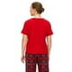thumbnail image 4 of HITIME Pijama Navideña para Mujer de Seda de Leche Talla M, Conjunto de Playera y Pantalón Tobillero, Tela Ultra Suave y Transpirable para Lounge o Dormir, 4 of 8