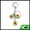 Green, Silver Tone, variant on 1 Pc Handbag Charms Keychain Cactus Bag Accessories Green Silver Tone