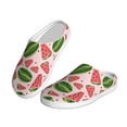 thumbnail image 2 of Balery Watermelon Pattern Women's Fuzzy Memory Foam Slippers Fluffy Winter House Shoes Indoor and Outdoor-35/36, 2 of 7