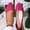 Hot Pink, variant on Casual Office Walking Shoes for Women Solid Color Slip On Closed Toe Summer Daliy Sandals