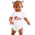 thumbnail image 2 of Valentines Day Baby Girl Outfit Short Sleeve Bodysuit Sweater Lover Themed Letter Embroider Baby Girls' Clothing for Boys Girls 18-24 Months, 2 of 4
