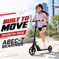 thumbnail image 5 of HALO Rise Above Supreme Big Wheel (8") Scooter - Black - Adults and Kids - Unisex, 5 of 9