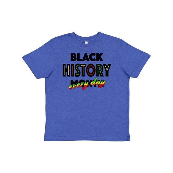Inktastic Black History Month Every Day Youth T-Shirt