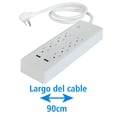 thumbnail image 4 of Multicontacto 8 Entradas c/Supresor de Picos y 2 USB, 4 of 5