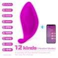thumbnail image 3 of Juguetes sexuales para adultos para mujeres, mini vibrador interactivo con control remoto Bluetooth para parejas, masaje oculto portátil, vibrador de clítoris, estimulación del punto G, juguete sexual, 3 of 8