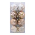 thumbnail image 6 of AYktou 8 Pcs Christmas Balls Ornaments Set, Multiple Types Glitter Christmas Ball Combination Christmas Tree Ornament Gift Hanging Balls for Festivals Birthdays Weddings Tree Decoration, 6 of 6