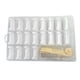thumbnail image 1 of Ounissouiy Caja de almacenamiento transparente de bobinas de plástico, bobinadora, tarjeta de hilo, soporte organizador artesanal de De coser, 1 of 6