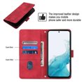 thumbnail image 3 of Compatible with Samsung Galaxy A54 5G Classic Embossed PU Leather Case with Card Holder Shockproof Cover, 3 of 5