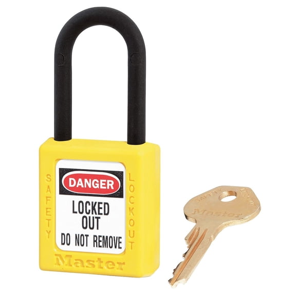 Master Lock Lockout Padlock, PK 6 406KAS6YLW