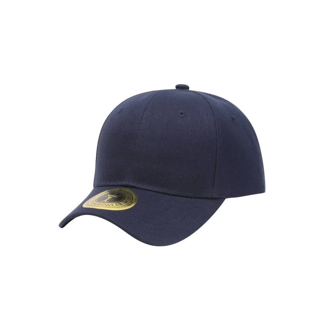 TopHeadwear Chapeau Ajustable à Crochets et Boucles Structurés, Marine