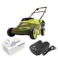 thumbnail image 1 of Sun Joe 24-Volt 5-Amp 14-Inch Cordless Lawn Mower w/Brushless Motor, 1 of 6