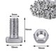 thumbnail image 4 of tuercas y tornillos Nueces De Invernadero De Aluminio Y Pernos Piezas De Reemplazo De Jardinería 50 Set Magideal tuercas y tornillos, 4 of 5