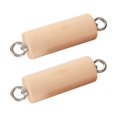 thumbnail image 4 of Baoblaze Pull up Handles Grips Wood for Weight Training Indoor and Outdoor Kettlebell, 4 of 8