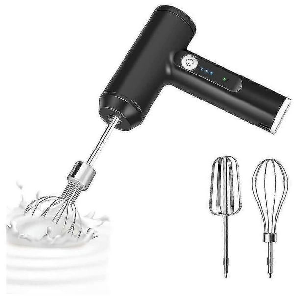 Hand Stirrer Wireless Electric Hand Mixer Usb Recharable 3 Speed Whisk Wireless For Egg , Ca