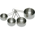 thumbnail image 3 of Truecraftware 8-Piece Ingredients Stainless Steel Measuring Cup and Measuring Spoon Set, 3 of 5