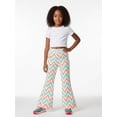 thumbnail image 4 of Girls Smart Wide Leg Trousers Comfort-Fit Bell Bottoms Casual Comfortable Pants for Youth Girls Age 4-12 Weekend Outfit, 4 of 6