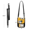 thumbnail image 6 of Secure Travel Neck Wallet Passport Holder Adjustable Strap For Men & Women 6*7.5in Dog Print Design, 6 of 6