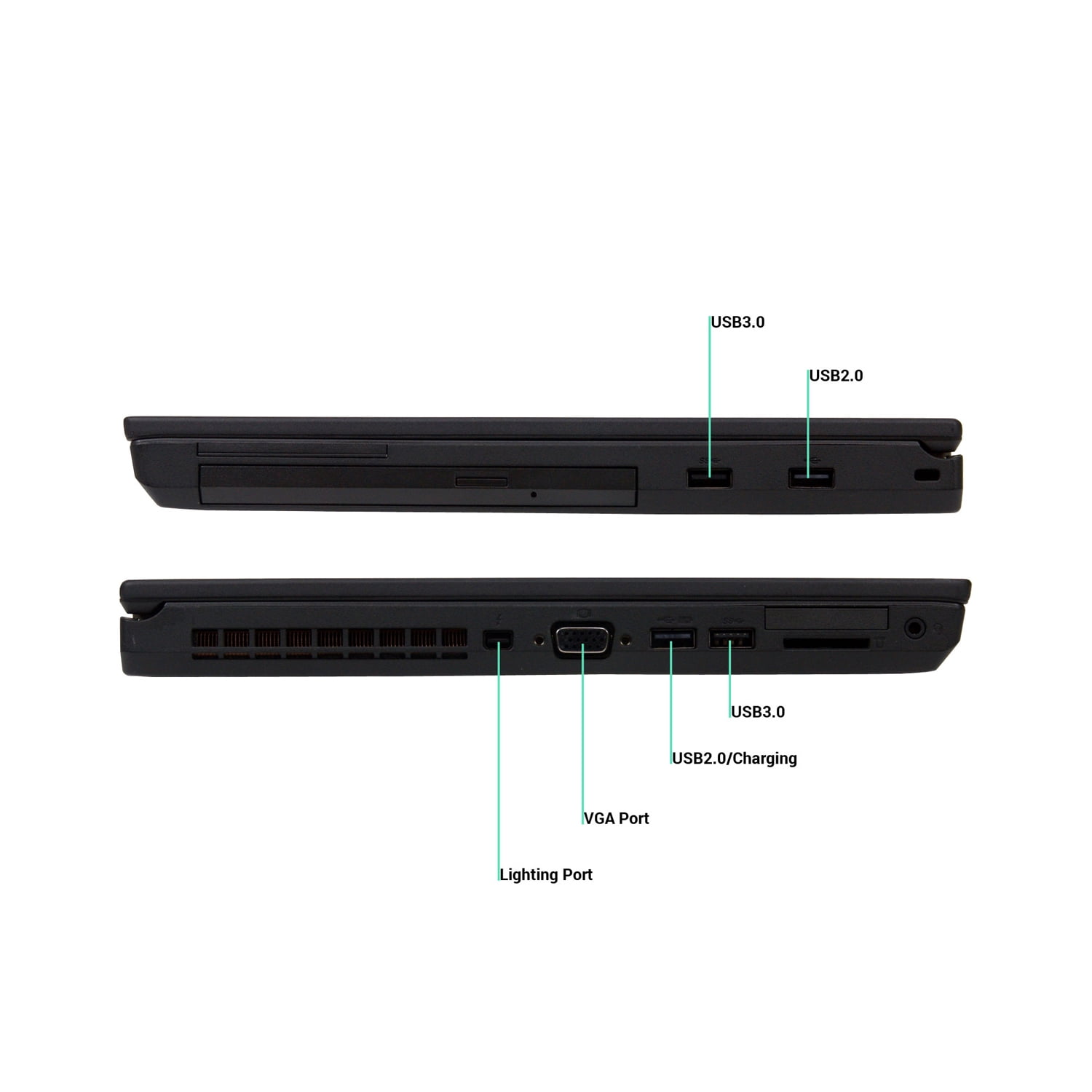 Restored Lenovo W540 15.6" Laptop, Windows 10 Pro, Intel Core i7-4800MQ Processor, 8GB RAM, 500GB Solid State Drive (Refurbished)