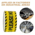 thumbnail image 2 of WHAMVOX 1 Roll Warning Sticker Sign Keep Safe Distance Tape Sticker Caution Tape for Construction(25 Meters), 2 of 8