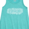 thumbnail image 2 of Case IH Flower Logo - Youth Girls A-line Dress, 2 of 5