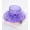 Purple, variant on Women Hats Tea Party Organza Church Wedding Dress Hats Summer Fascinators Hats Girl Elegant Fair Lady Headwear