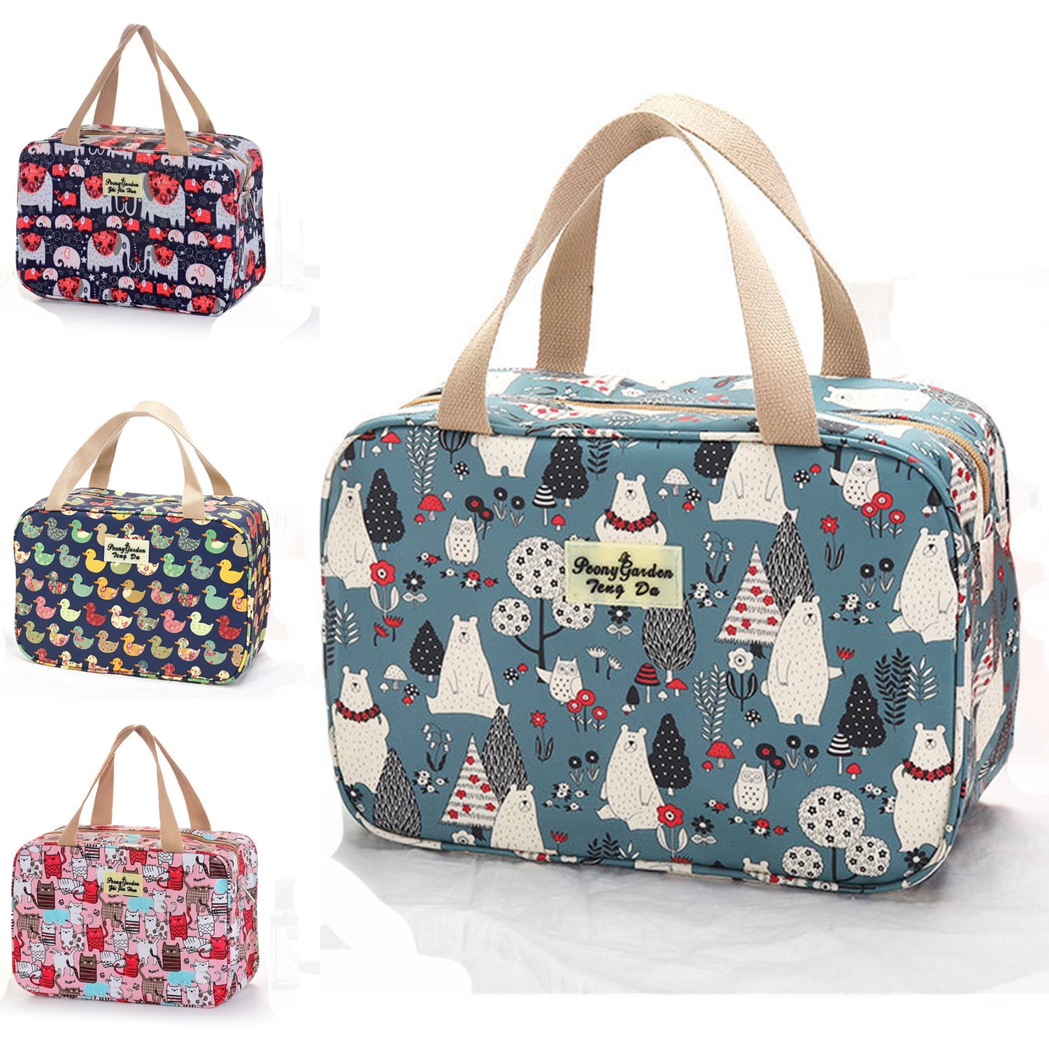 Toilet Bag Bathroom Storage Case for Women Girls Ladies