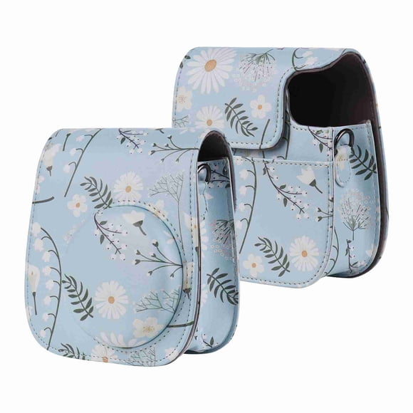 M Buder Paquete de Accesorios 12 en 1 para Cámara Instantánea Reemplazo Fujifilm Instax Mini 11 Margarita Azul con Álbum y Funda (24 cm / 9.4 inches)