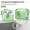 Green, variant on Dteck Transparent Protective Case for Apple AirPods Pro 3rd Generation (2025),Shockproof TPU+PC Case Lock Case Stand with Ring Strap Cover for AirPods Pro 3 2025,Black