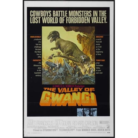 The Valley of Gwangi Movie Poster - 27 x 40 in.