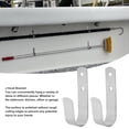 thumbnail image 3 of J Hook Bracket, 2Pcs Rustproof J Hook Bracket Holder Smooth  for Boats RVs, 3 of 7