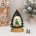 thumbnail image 5 of Christmas Decorations Snow Globe Christmas Lantern Decoration Wind Lights Water Glitters Christmas Tree Night Lights Battery Operated for Christmas Festival Decoration Gifts 70ml, 5 of 7