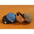 thumbnail image 6 of GegeenDomog Men Hats Docker Cap Hats Beanie Sailor Cap Worker Hat Rolled Cuff Retro Brimless Hat with Adjustable, 6 of 12