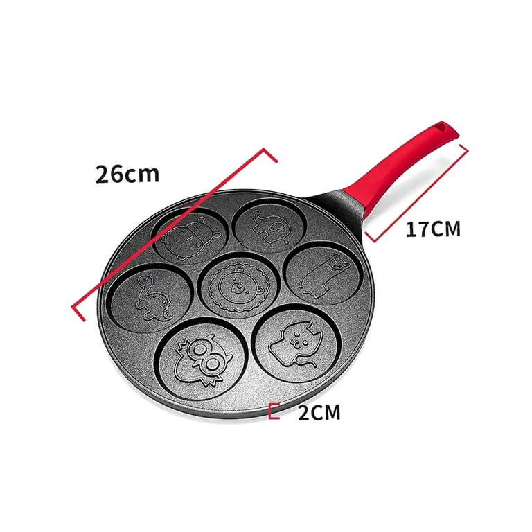 CucinaPro Fairy Friends Mini Pancake Pan - Make 7 Unique Flapjacks -  Nonstick Griddle for Breakfast Magic & Easy Cleanup - Fun Gift for Kids and