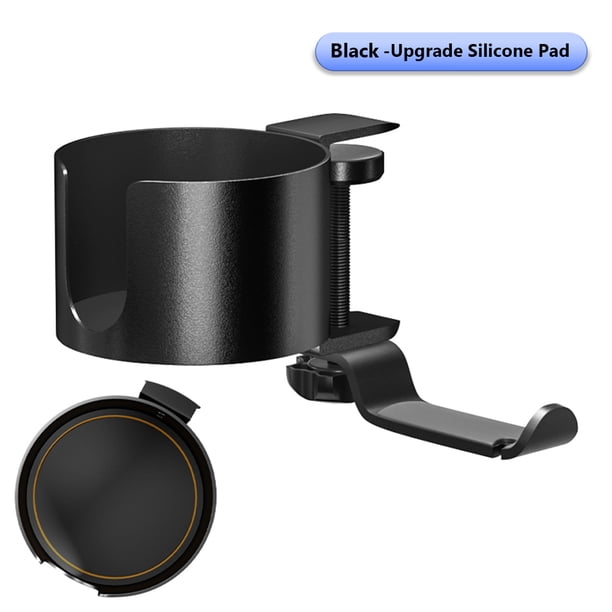 Soporte Para Auriculares Audífonos Soporte colgante para 2 en 1 para PC de escritorio (negro actualizado)