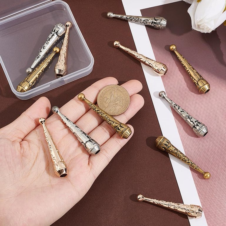 PH PandaHall Bolo-Krawattenspitzen – 28 Stück, 2 Größen, Legierung, Für DIY-Schmuck & Accessoires