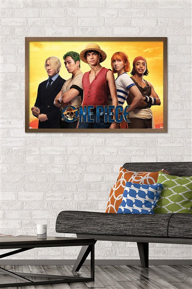 Netflix One Piece - Collage Wall Poster, 22.375" x 34" Framed